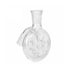 Shop clear Swiss perc ash catcher 45 degree for oil burners and bongs – designed to improve airflow and filtration, available at Honeybee Herb.
