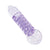 Coil Glycerin Hand Pipe in purple color for sale at Honeybee Herb – durable glass hand pipe for smooth smoking