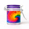 1.5 Oz. Airtight Tie-Dye Storage Container With Locking Lid By Ted Miller Innovations. Available At Honeybee Herb