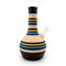 Bahamas variant colorful striped ceramic bubble vase bong for stylish smoking sessions 