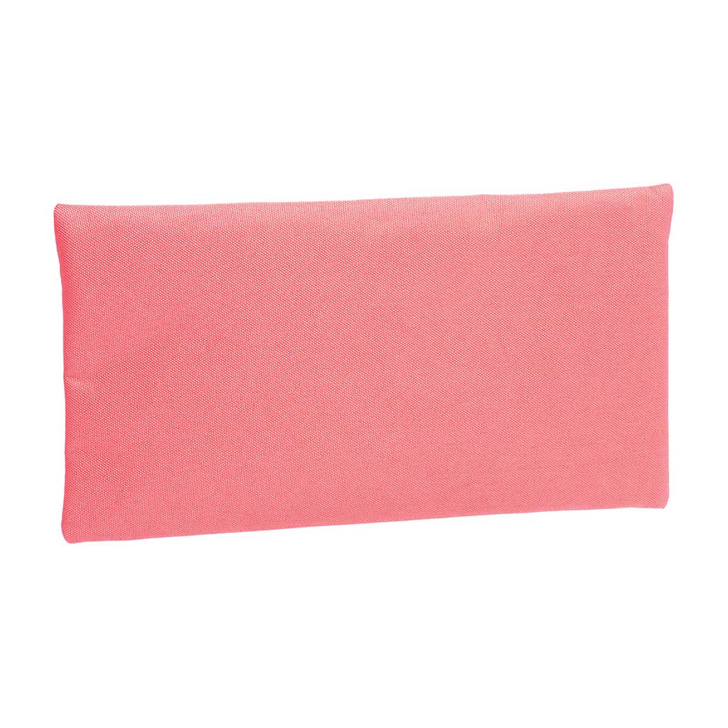 Back view of 11x6 Living Coral Pink smellproof pouch for odor-free herb storag