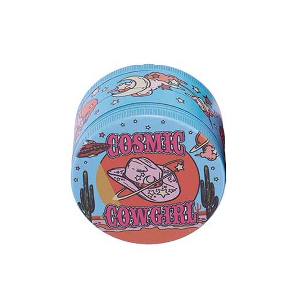 Cosmic Cowgirl 2.5-Inch Wacky Grinder Side View 