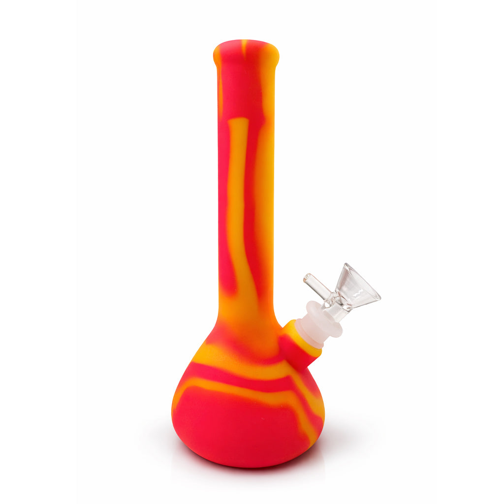 Buy Cotton Candy silicone beaker bong with removable glass bowl online