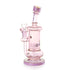 Buy Crave Dual Chamber Recycler Dab Rig pink color for smooth dabbing at Honeybee Herb