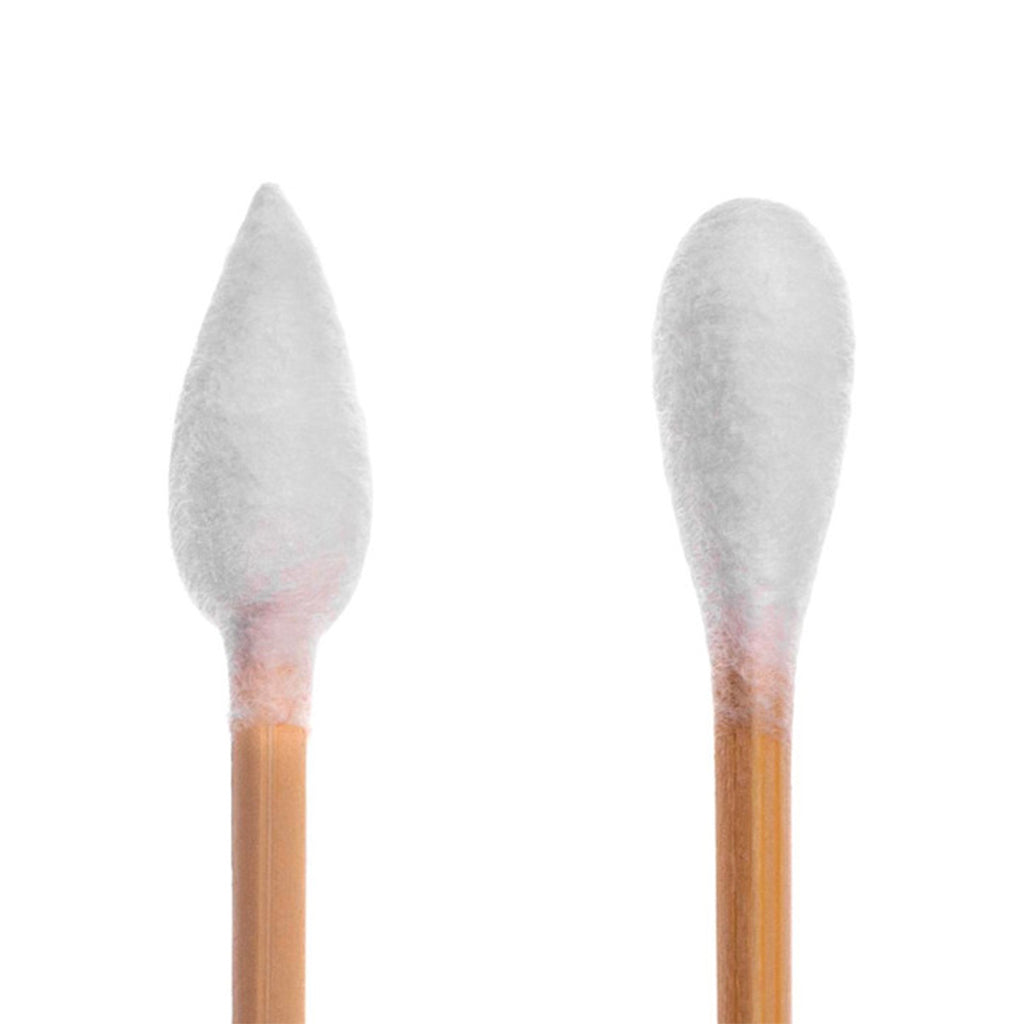 Dual-tip cotton dab swabs with bamboo sticks for sesh cleaning