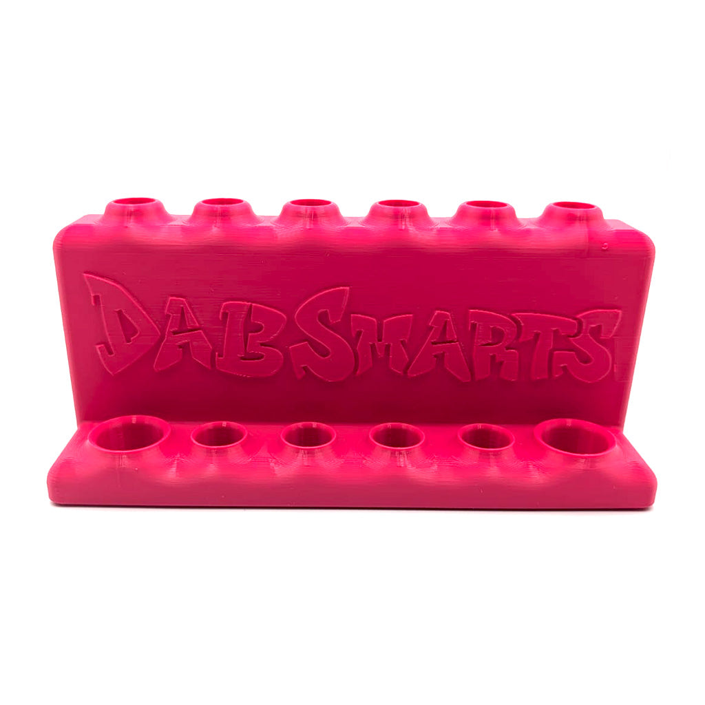 Pink DabSmarts Banger Bar organizer for dabbers – store tools and rigs at Honeybee Herb