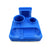 DabSmarts blue dab caddy organizer front view for rigs