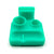 DabSmarts neon green dab caddy organizer front view for rigs