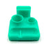 DabSmarts neon green dab caddy organizer front view for rigs