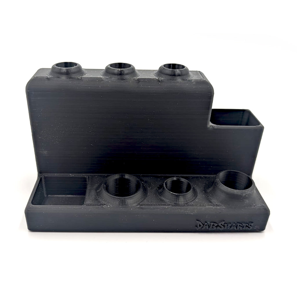 Black DabSmarts mini dab tool organizer station for smoking tools 