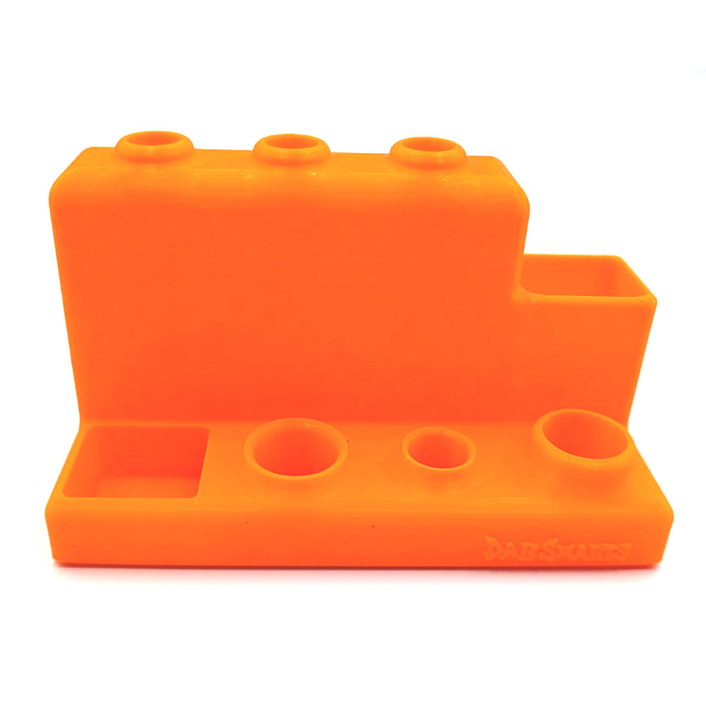 Neon orange DabSmarts mini dab tool organizer station for sale 