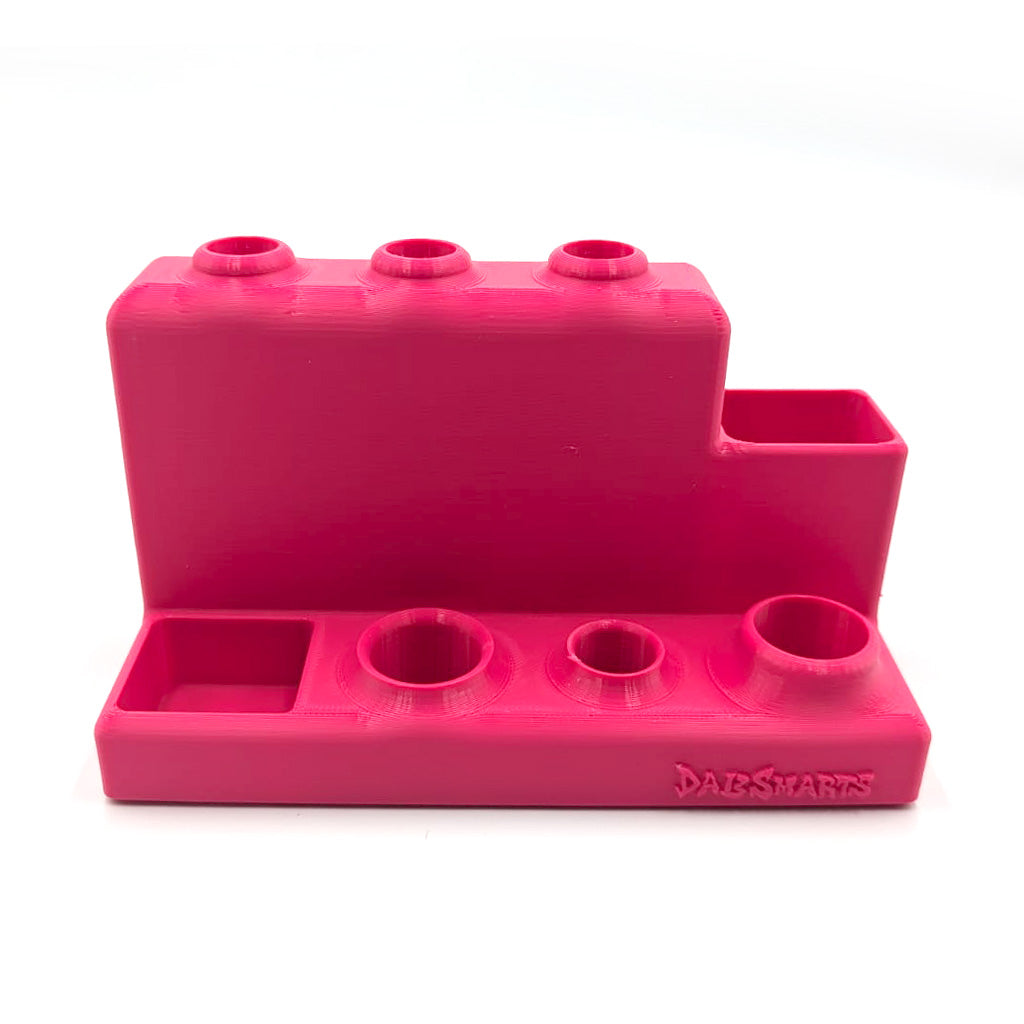 Pink DabSmarts mini dab tool organizer station for storage