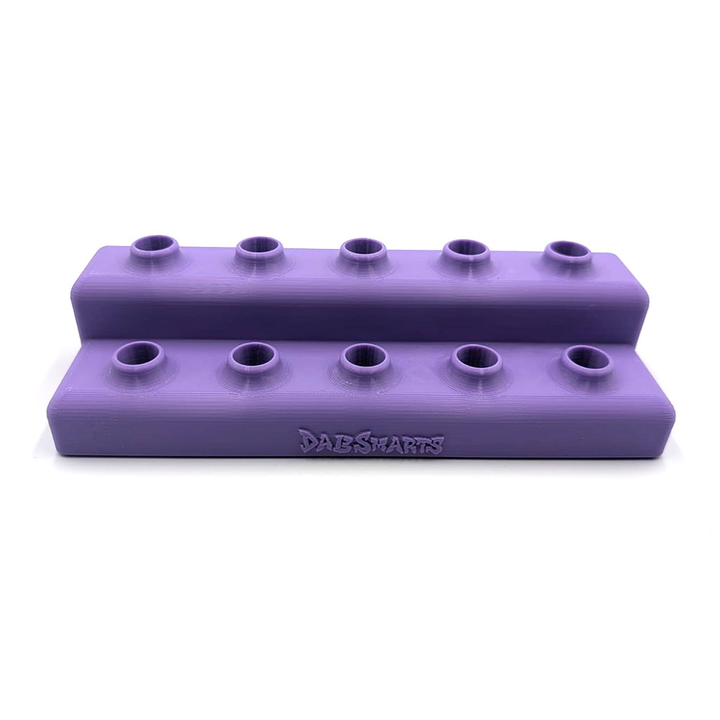 Shop DabSmarts Slide Holder - 2 Tier in purple. Premium slide organizer available at Honeybee Herb for fast shipping.
