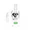 Milk Green Diamond Glass Turbine Ash Catcher for bongs – premium filtration accessory available at Honeybee Herb for clean and smooth hits