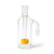 Yellow Disc Percolator ash catcher—keep your bong cleaner; order today for quick shipping
