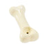 Buy dog bone ceramic hand pipe, angled view showing top bowl and carb—order online at Honeybee Herb.
