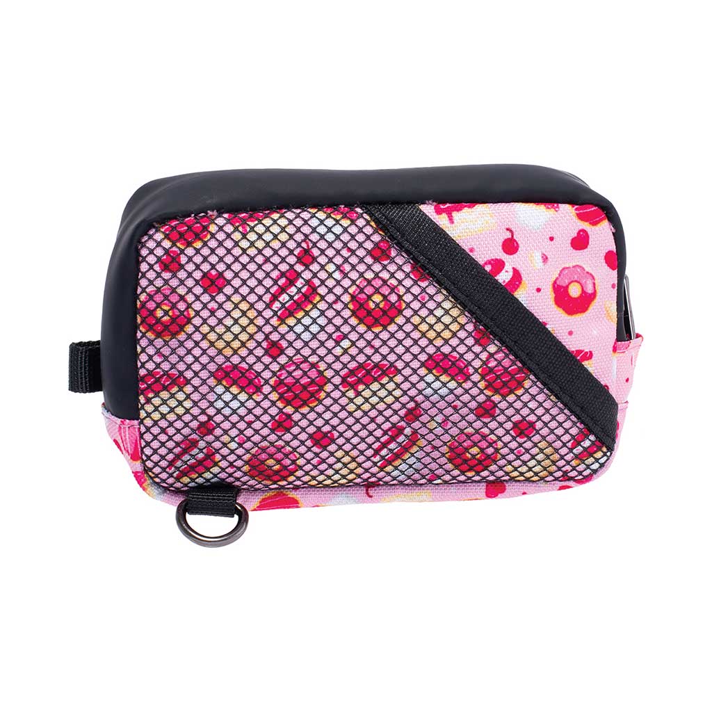 Donuts & Sweets 5x3 smellproof bag front view, odor-resistant pouch for herbs 