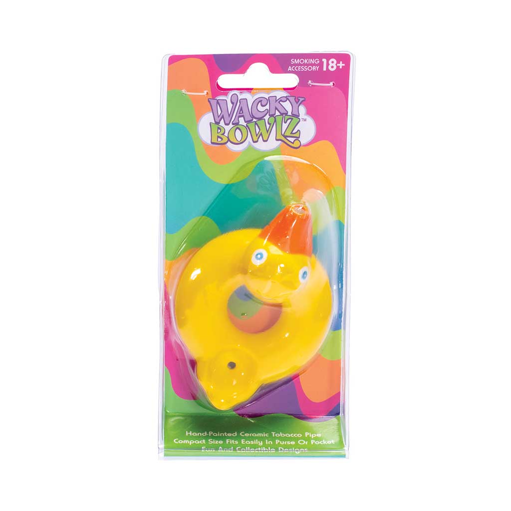 Ducky Life Saver ceramic pipe in retail packaging—purchase from Honeybee Herb with secure checkout and quick, discreet delivery.