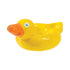 Shop Ducky Life Saver ceramic pipe, side profile with mouthpiece and carb—add to cart for fast shipping from Honeybee Herb. 