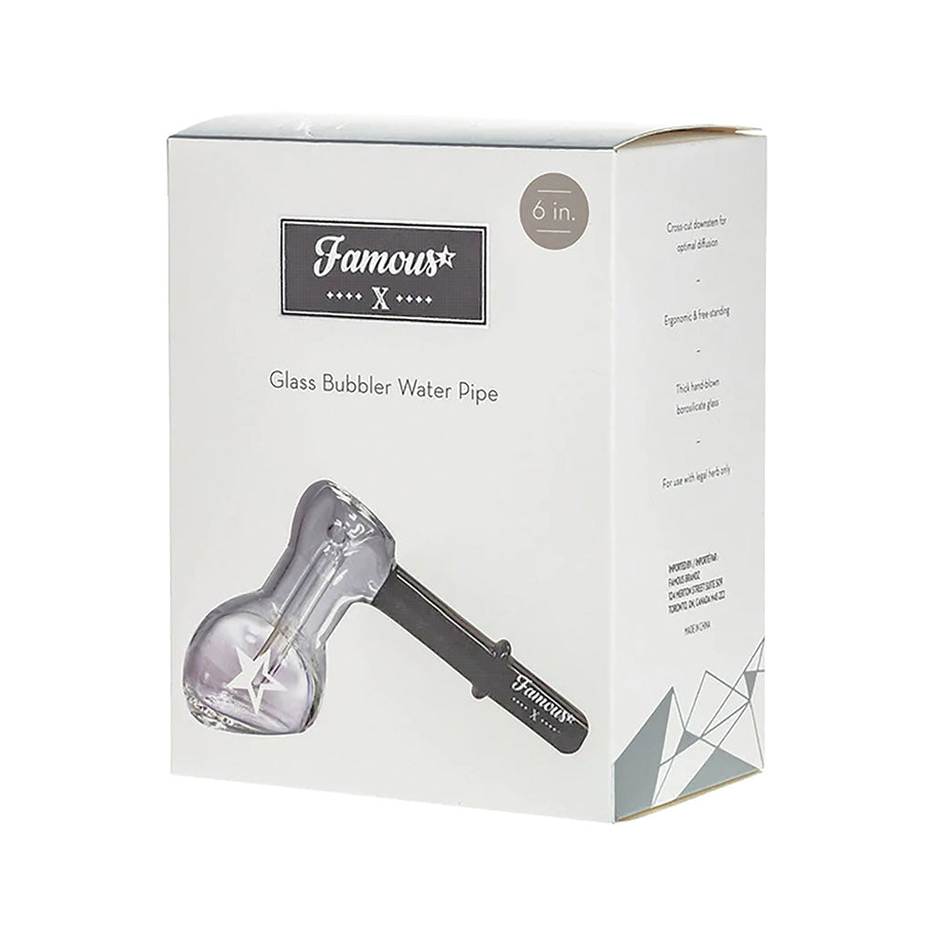 Famous X Hammer Bubbler black edition packaging box display 