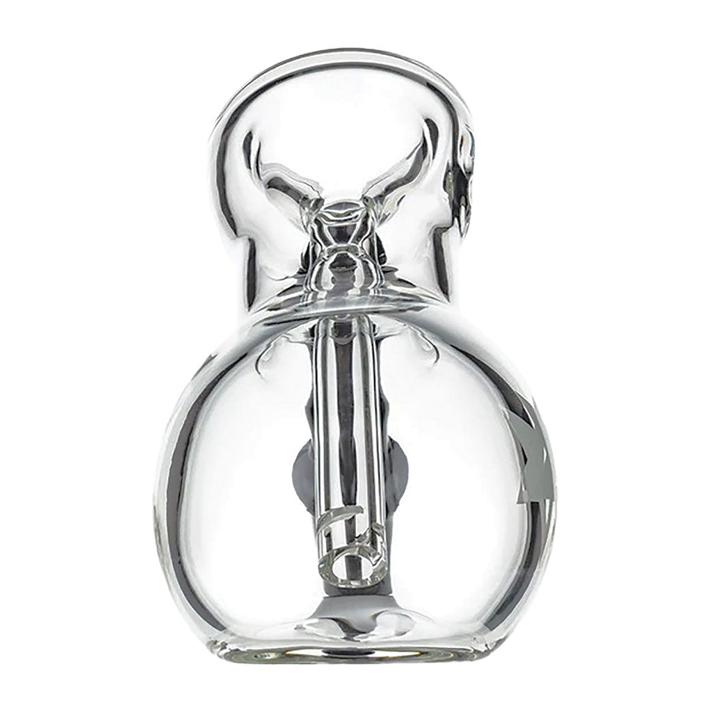 Famous X Hammer Bubbler in black, premium glass bubbler pipe 