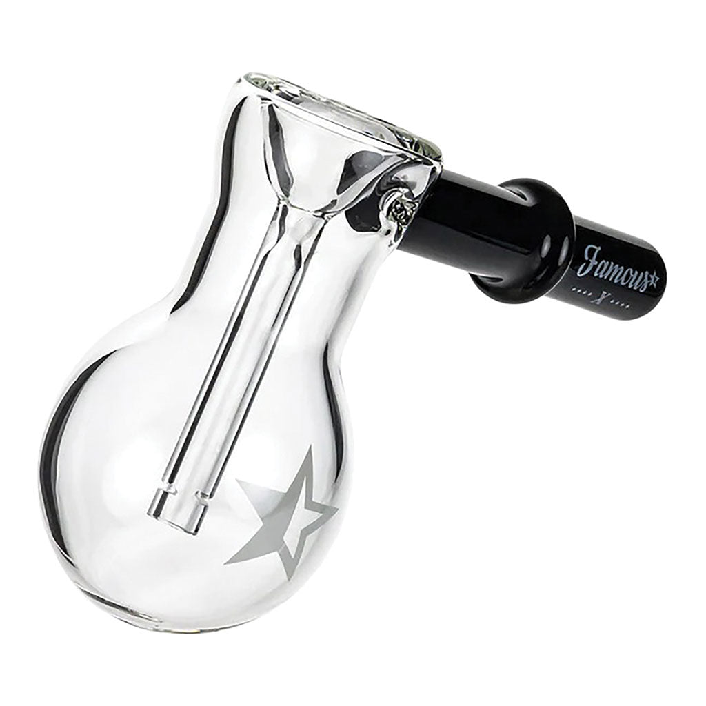 Black Famous X Hammer Bubbler water pipe for smooth smoking 
