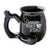 1. Shiny black ceramic Chubby Premium Roast & Toast pipe mug by Fashion Craft.