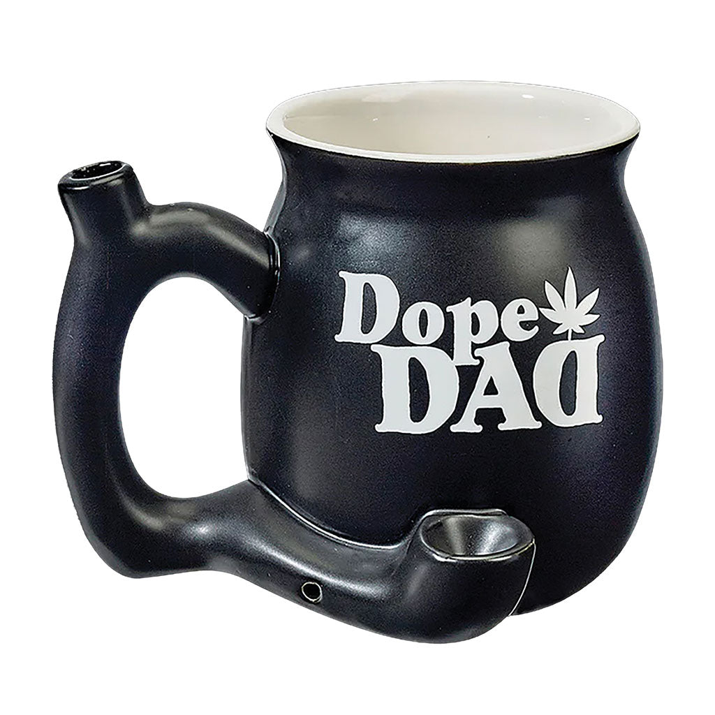 Black ceramic mug with 