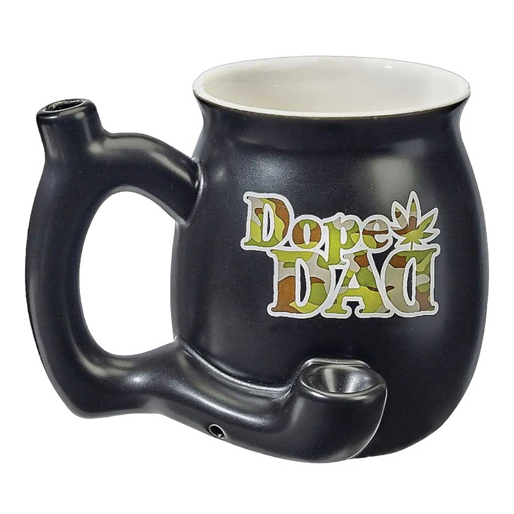 Fashion Craft Camo Dope Dad ceramic pipe mug from the Roast & Toast line.