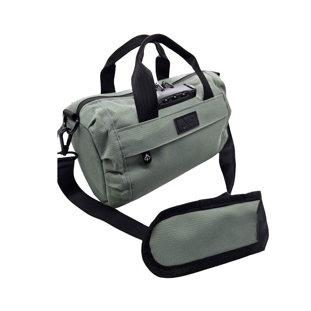 FireBar Labs Desert Sage Smell Proof Lockable Mini Duffle Available at Honeybee Herb