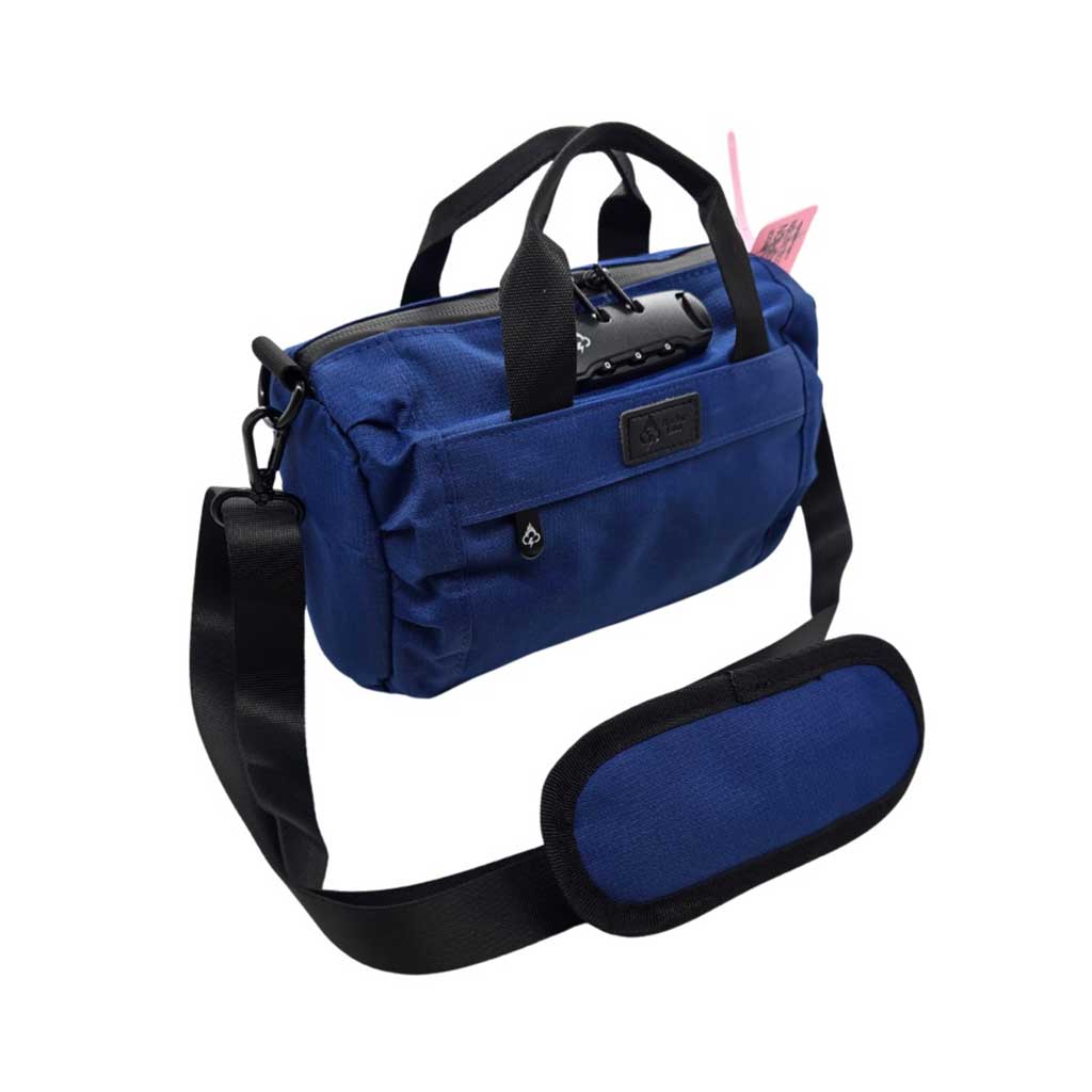 firebar-labs-vivid-blue-smell-proof-lockable-mini-duffle-at-honeybee-herb