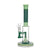 Fixed Cone Perc Tube Bong with Showerhead Slits in Green – Shop Now at Honeybee Herb