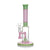 Fixed Cone Perc Tube Bong with Showerhead Slits in Pink – Buy Now at Honeybee Herb