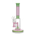Fixed Cone Perc Tube Bong with Showerhead Slits in Pink – Buy Now at Honeybee Herb