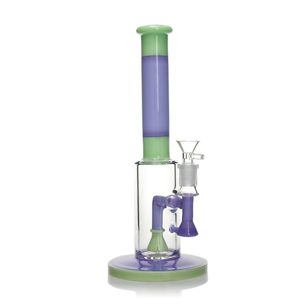Fixed Cone Perc Tube Bong with Showerhead Slits in Purple – Buy Online at Honeybee Herb