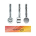 Silver Flat Chamber Aluminum Glass Pipe side profile – durable build and easy to clean.