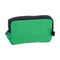 Forest green 5x3 smellproof bag back view, durable discreet storage case 