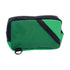 Forest green 5in x 3in smellproof bag front view, odor-resistant herb storage pouch 