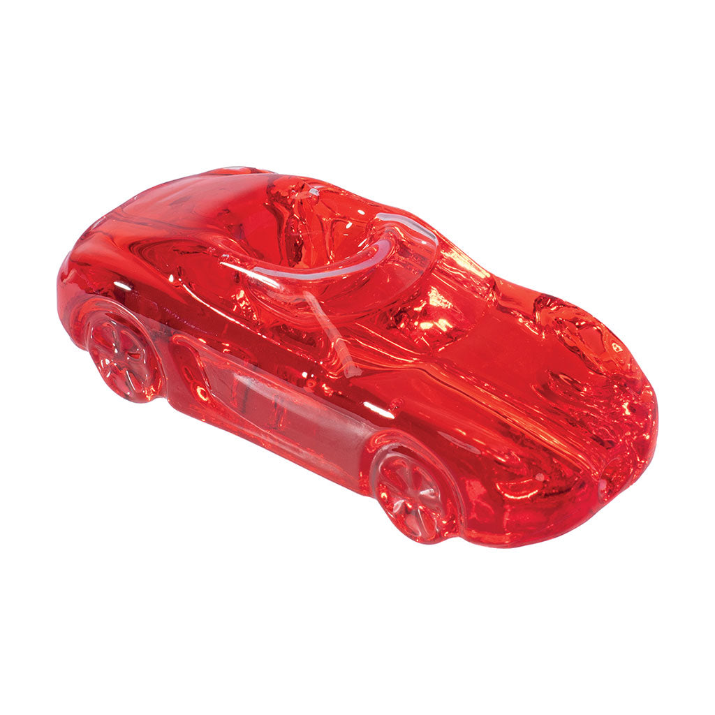 Red Glycerin Car Hand Pipe – Durable glass pipe for cool smoke. 