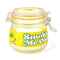 Fujima 500 ml airtight glass stash jar with clamp lid featuring Smiley Smoke Me Out