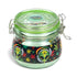 Fujima 500 ml stoned alien airtight glass stash jar with clamp lid