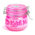 Fujima 500 ml airtight glass stash jar with clamp lid featuring with "Kush Me" 