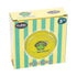 Green And Yellow Striped Retail Box Showing The Fujima 5" “Toadally Stoned” Yellow Glass Ashtray