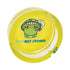 Top View Of Bright Yellow Glass Ashtray With Cartoon Toad Smoking And Text “Toadally Stoned”
