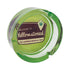 Top View Of 5-In Green Glass Ashtray With “Welcome To Yellowstoned” Badge And Leaf Icon 