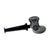 Galoshes Boot Glass Hand Pipe in black color available at Honeybee Herb – premium glass hand pipe for smooth smoking