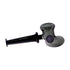 Galoshes Boot Glass Hand Pipe in black color available at Honeybee Herb – premium glass hand pipe for smooth smoking