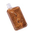 Freezable gold liquid glitter glycerin hand pipe for smoking 