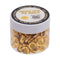 300 count gold metal pipe screens in premium jar