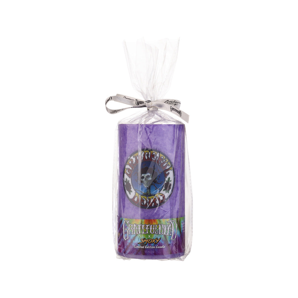 Grape Grateful Dead 24oz Candle – limited edition scented odor eliminator by Smoky x Honeybee Herb